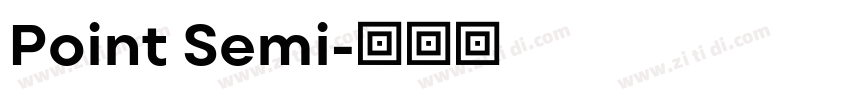 Point Semi字体转换